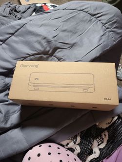 Portable wireless inkless printer