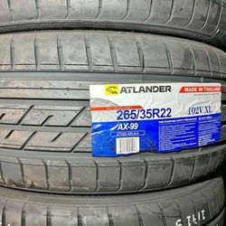 265/35/22 New Tires 