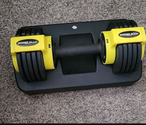Wonder maxi adjustable dumbbells 5 in1 ,from 8 - 24 lb