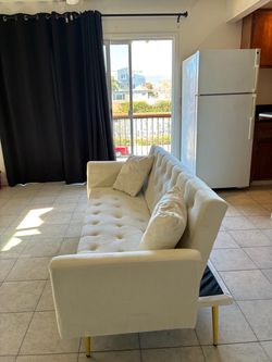 cream couch
