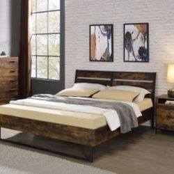 E KING BED FRAME MATTRESS SOLD SEPARATELY NEW IN BOX ☎️ 1714586,2564