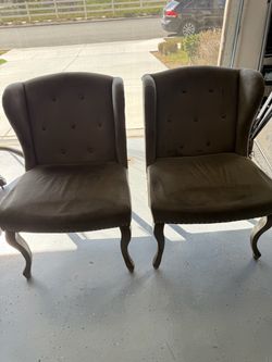 Two sitting chairs. Used.  As is.