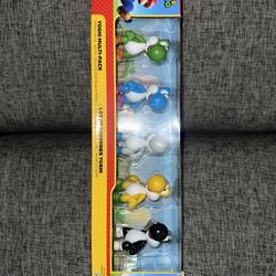 Jakks Pacific Yoshi 5 pk Action Figure Multi Color Toy Super Mario Franchise