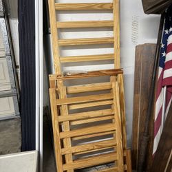 Wooden Floor Bed Gate Twin