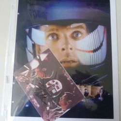Autographs Kier Dullea Of 2001 A Space Odyssey Hand Signed Magazine Clipping  