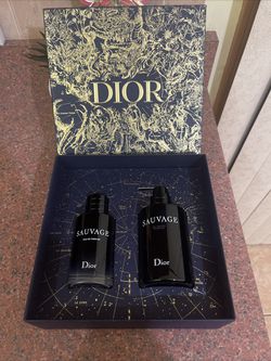 Sauvage Christian Dior Gift Set Parfum 3.4 Oz After Shave Balm 1.7 Deodorant 2.6 Thumbnail