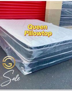 New Brand New Queen Size Pillowtop Mattress Set | NEW  | 🚚