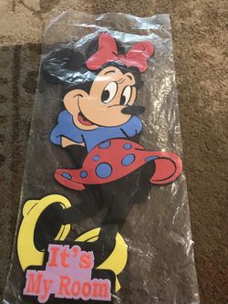 Minnie Mouse foam sticker