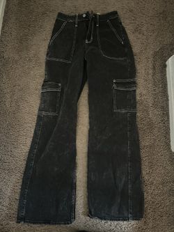 high rise vintage baggy jeans