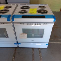 Whirlpool Brand New Electric Stove  1 Year Warranty 