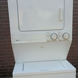 Like New Nice Maytag Stackable Washer-Gas Dryer Full Size 