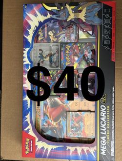 Mega Lucario Ex Figure Collection Pokemon Box Mega Evolution Destined Rivals Journey Together Booster
