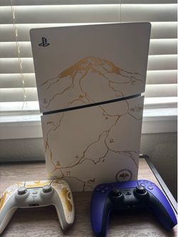 PS5 Gold Console w/ controllers