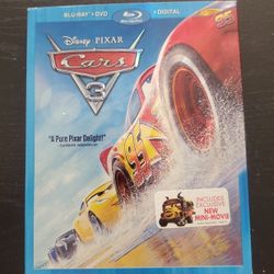 Disney Pixar Cars 3 Blu-ray 