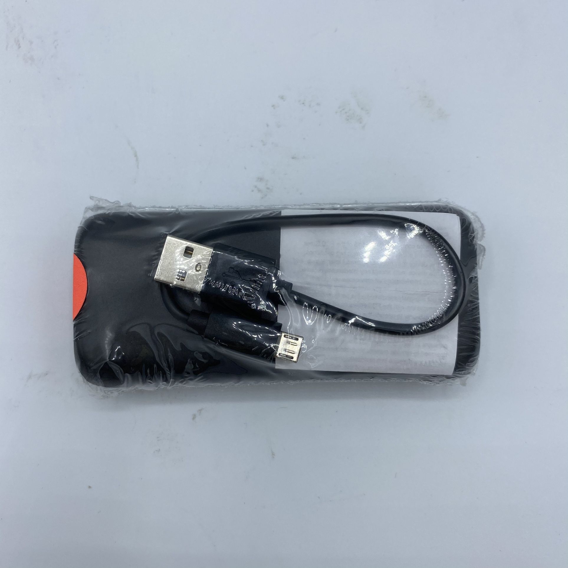 Onn Portable Battery Power Bank 6700 mAh Micro USB Cable 1ft Black 