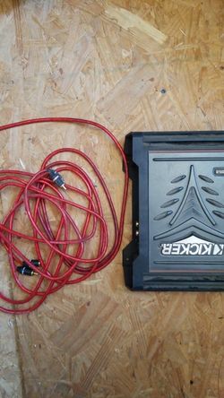 Kicker zx100.2 amplifier.