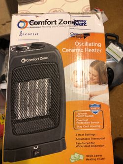 Comfort zone ceramic heater