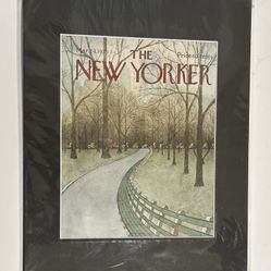  The New Yorker magazine cover from March 24, 1975, which features a painting by the artist Charles E. Martin. 