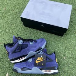 Jordan 4 Retro “Lakers/Imperial Purple” (M)