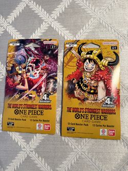 One Piece Card Game OP-17 Booster Packs x2