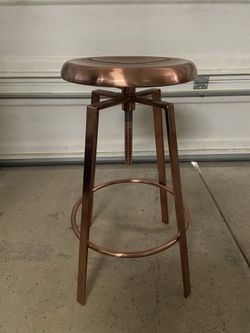 Rose Gold Barstool