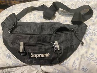 Supreme Black Waist Bag Fanny Pack