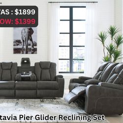 Batavia Pier Glider Reclining Set
