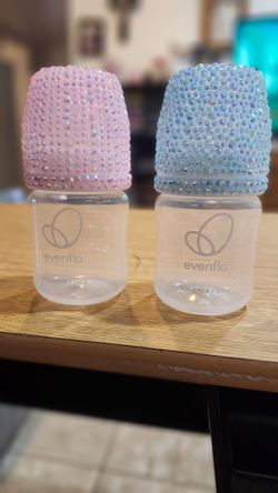 Rhinestone baby bottles