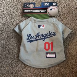 Dodger Jersey For Dogs Xtra Small