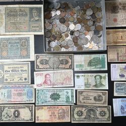 More Than 3 Foreign Coins And Banknotes 