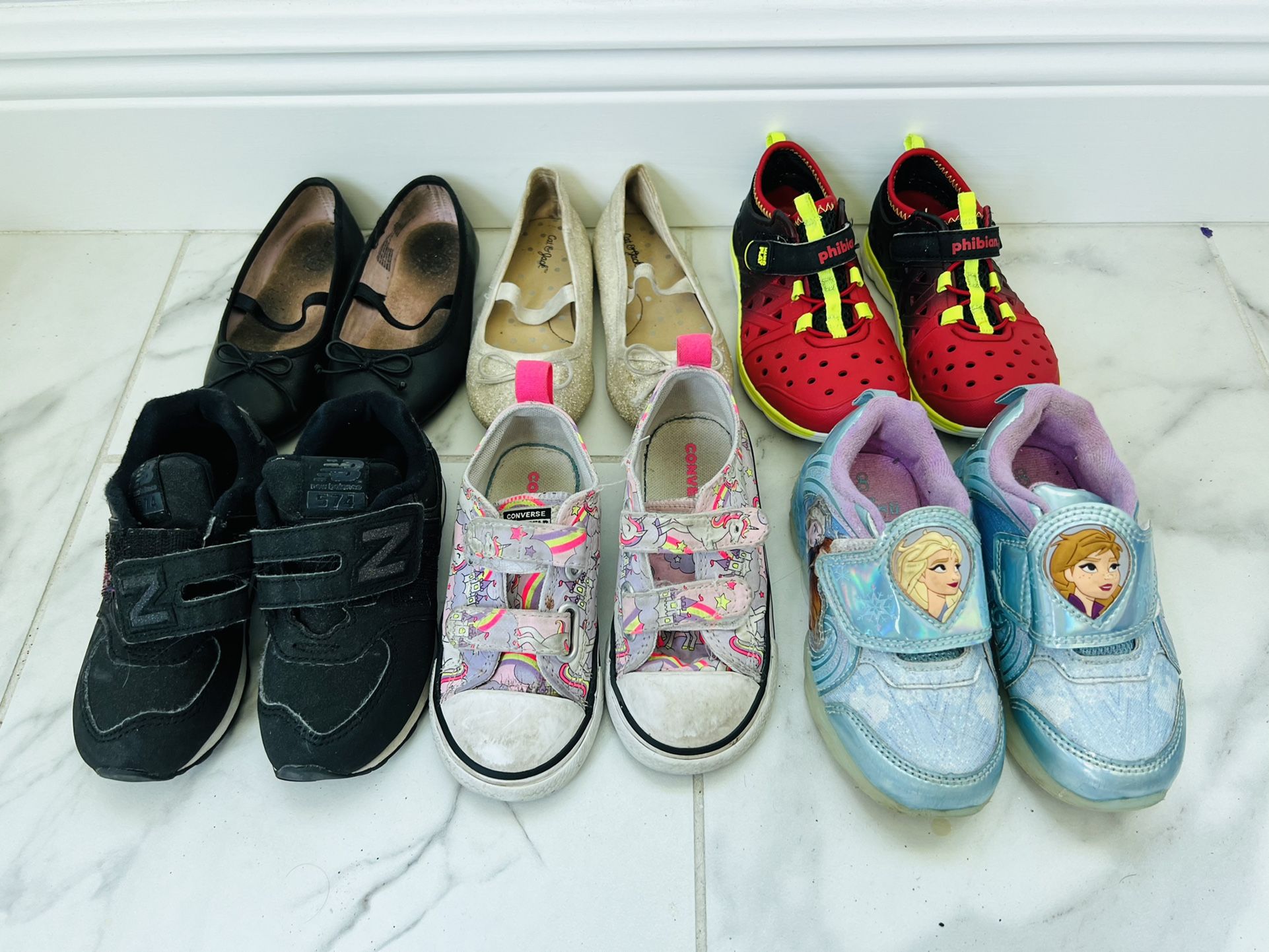 Toddler Girl Shoe Lot - Size 8. 