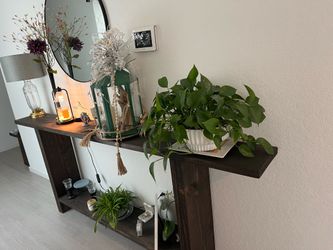 Solid Wood Console Table, Rustic