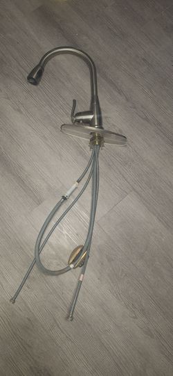 Brushed Nickel Pull-Down Kitchen Faucet