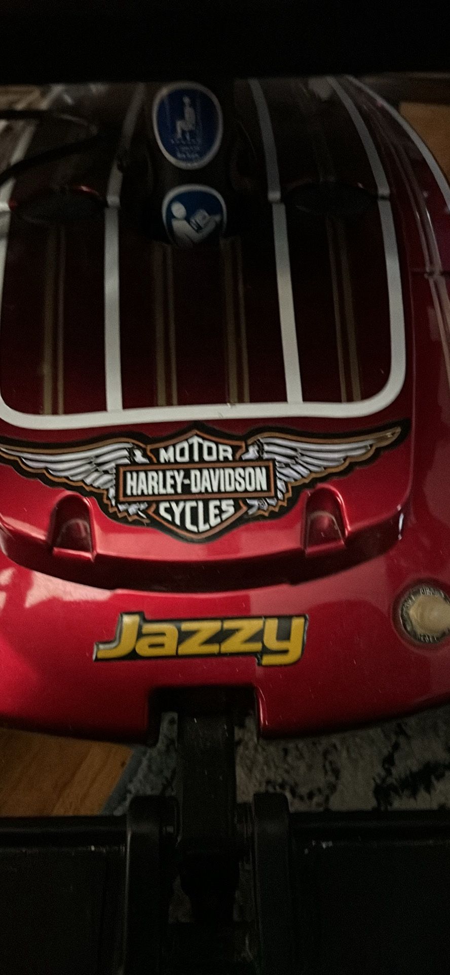 Harley Davidson Theme Electric Power Chair With Charger