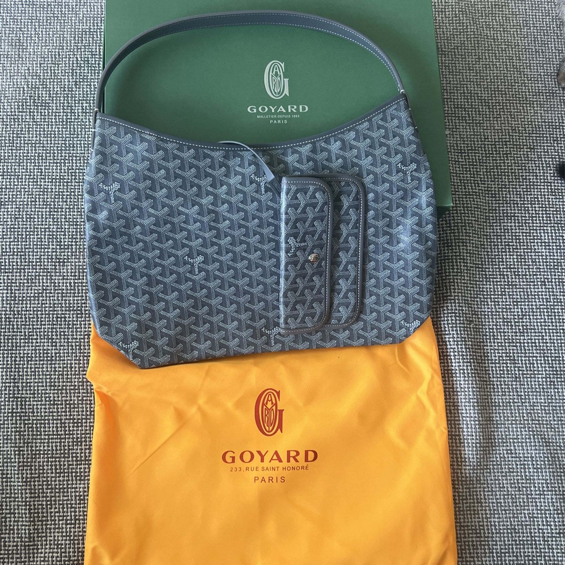 Authentic Goyard Bag Brand New Goyardine Boheme Hobo