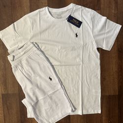 Polo Ralph Lauren Men’s T-shirt & Shorts Set(Shipping Only)