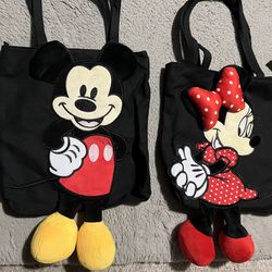 Girls Women New Cute Bag Disney Mickey Minnie 