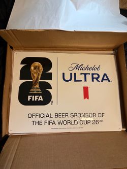Michelob Ultra FIFA World Cup 26 Metal Sign