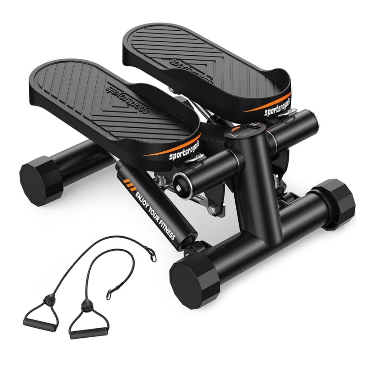 At Home Stair Stepper With Resistance Bands