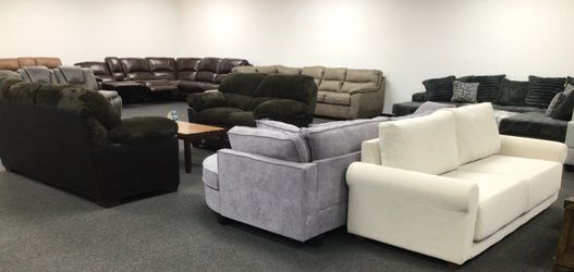 Sofas, Loveseats, and Sectionals for $50 Down