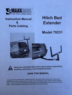 MaxxHaul 70231 Truck Bed Extender.