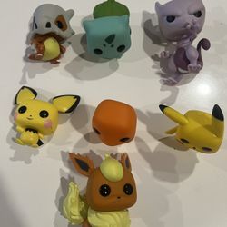 Lot Of 7 Pokémon Funko Pops 