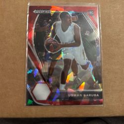 2021 Panini Prizm Red Ice RC Usman Garuba