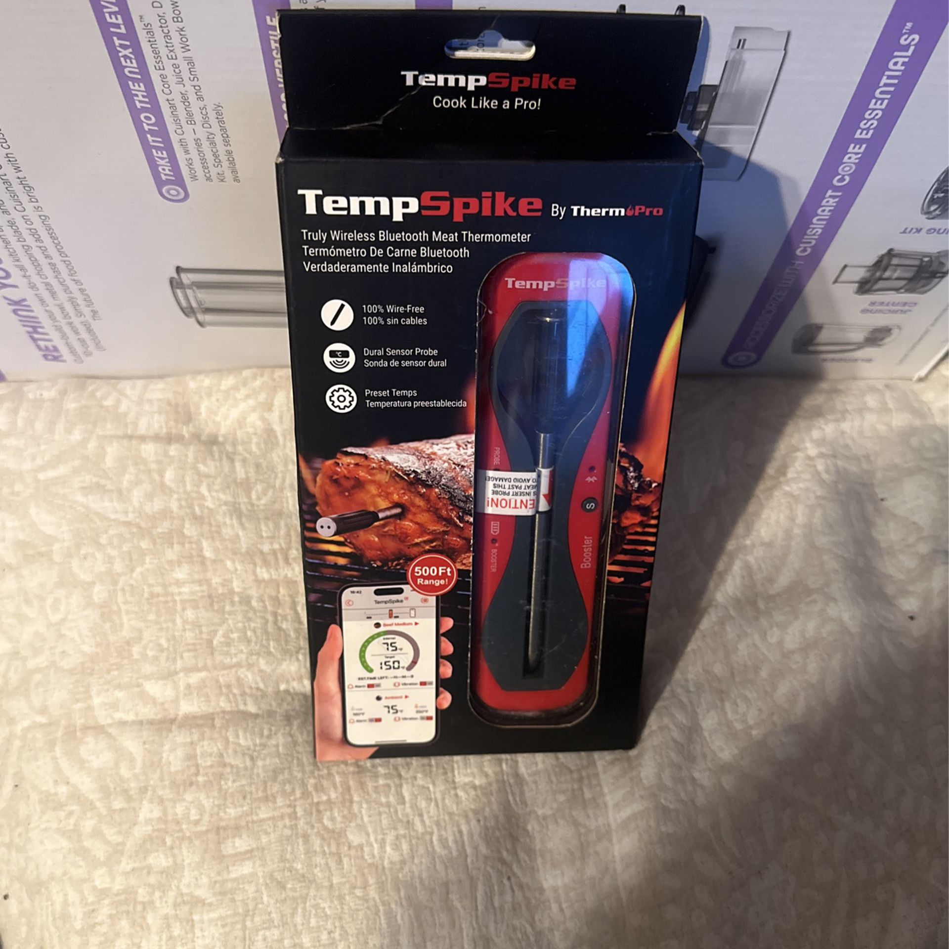 ThermoPro TempSpike Premium Truly Wireless Meat Thermometer