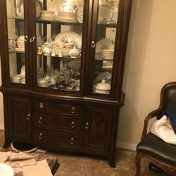 Moving Sale China Cabinet And Buffet , Coffee Table,Console
