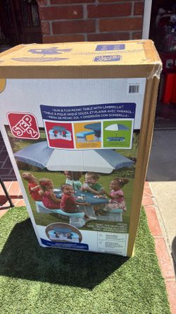 Brand new step 2 picnic table