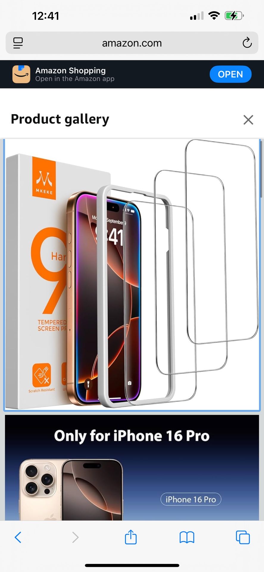 iPhone 16 Pro Screen Protector