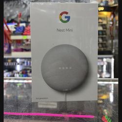Brand new, factory-sealed Google Nest (2nd Gen) smart speaker. Delivers clear sound and built-in Google Assistant for voice control, music, smart home