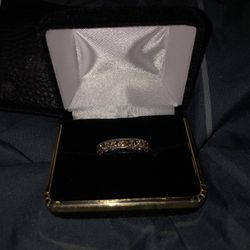 Diamond Champagne Enternity Ring