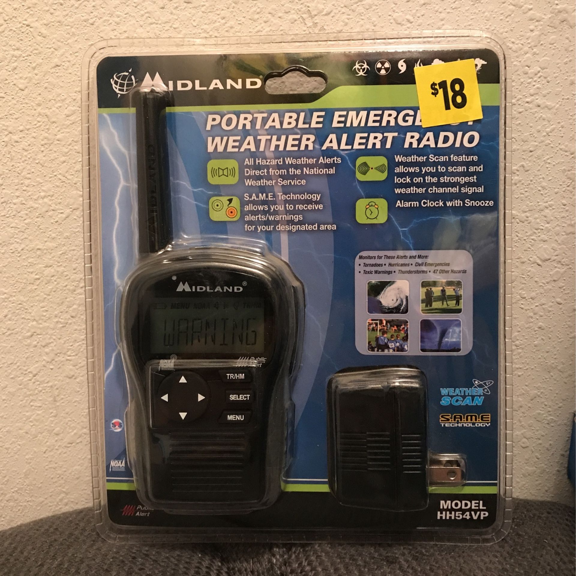 Midland Portable Emergency Weather Alert Radio for Sale in Rogers, AR